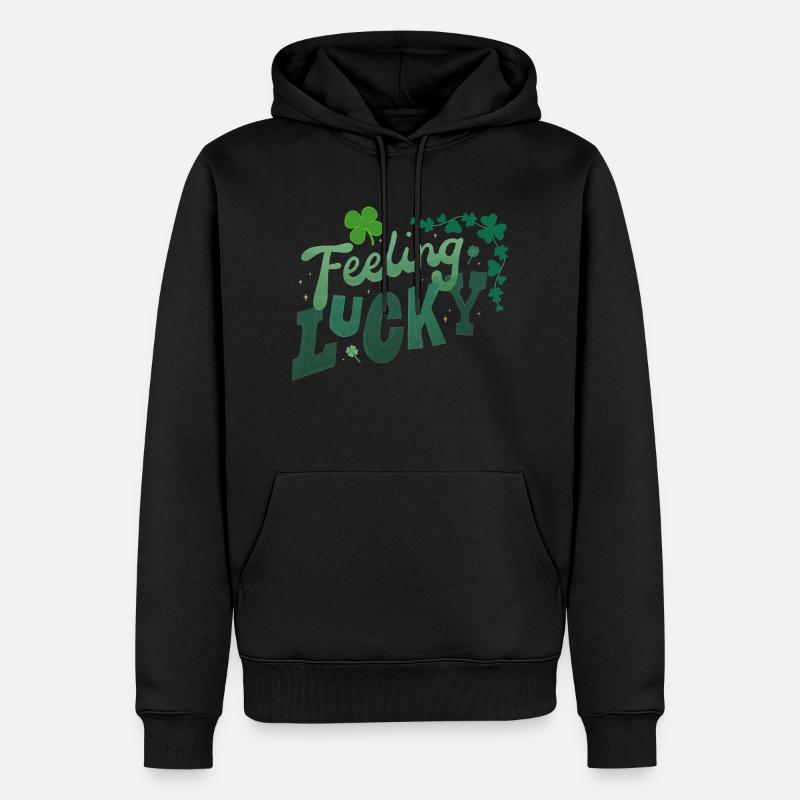 Feeling Lucky - Sweat à capuche Premium bio Homme - noir