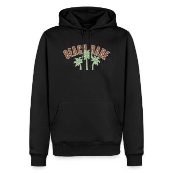 Beach Babe - Männer Premium Bio Hoodie - Schwarz - Vorne - Nico (187cm)