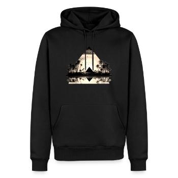 Ägypten Ägypten Isis Pharaonen Pharaonen Pyramide Afrika - Männer Premium Bio Hoodie - Schwarz - Vorne - Nico (187cm)