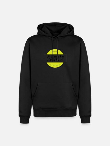Ulti 5 - Sweat à capuche Premium bio Homme - noir