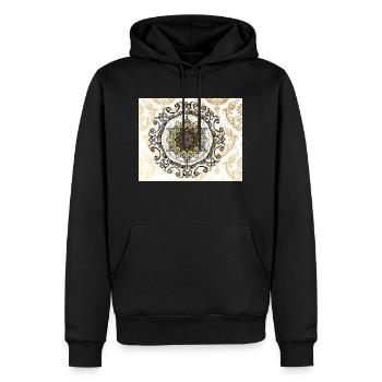 The moroccan chakra 2 Original - Männer Premium Bio Hoodie - Schwarz - Vorne - Nico (187cm)