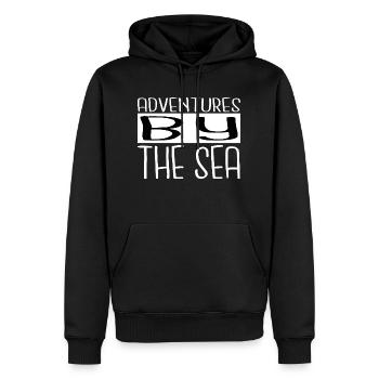 Cadeau d’anniversaire Idée Plage Détente Cadeau - Sweat à capuche Premium bio Homme - noir - Devant - Nico (187cm)
