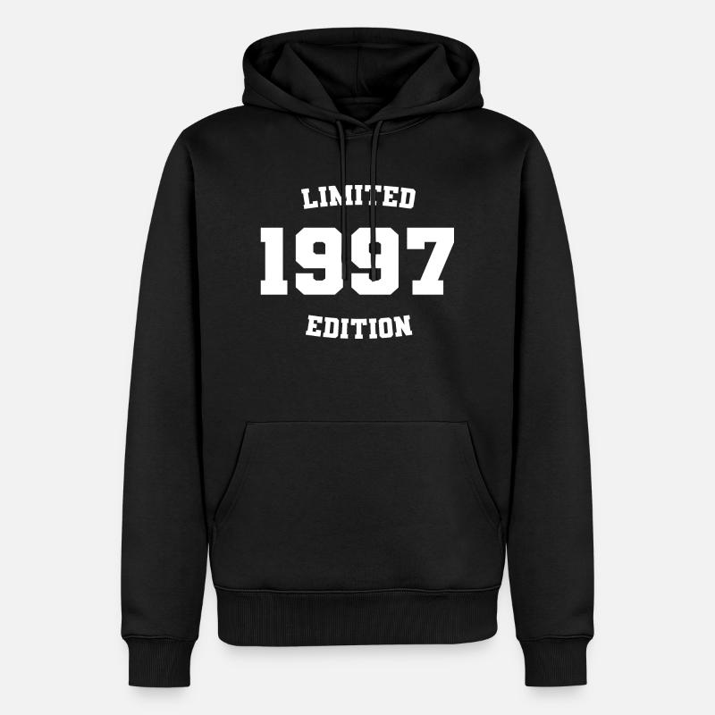 Édition limitée 1997 - Sweat à capuche Premium bio Homme - noir