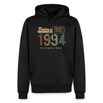 1994 Original 1994 Vintage Vintage Retro Jahrestag - Männer Premium Bio Hoodie - Schwarz - Vorne - Nico (187cm)