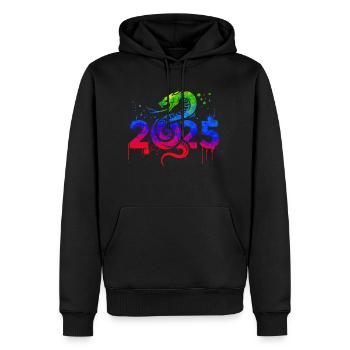 Fantasy Dragon Anime Dragon Head Myth Reptile Snake - Men’s Premium Organic Hoodie - black - Front - Nico (187cm)