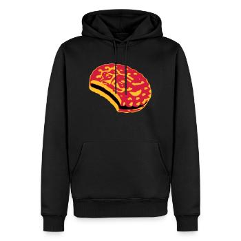 Keks - Männer Premium Bio Hoodie - Schwarz - Vorne - Nico (187cm)