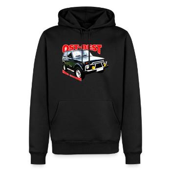 Lada Niva Ost-Best - Männer Premium Bio Hoodie - Schwarz - Vorne - Nico (187cm)