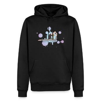 gymnastic lover - Männer Premium Bio Hoodie - Schwarz - Vorne - Nico (187cm)