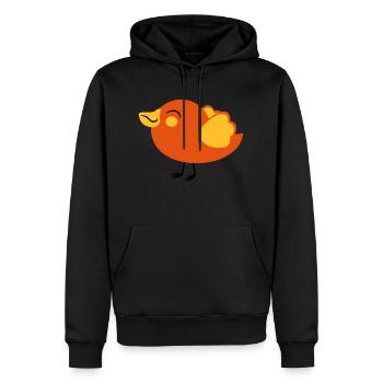small nice voegelchen spatz - Men’s Premium Organic Hoodie - black - Front - Nico (187cm)