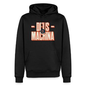 Gift 'Deus Ex Machina', for fans of Theatre - Men’s Premium Organic Hoodie - black - Front - Nico (187cm)