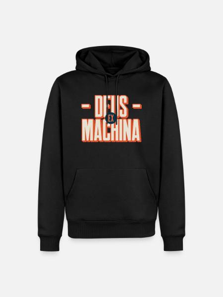 Geschenk 'Deus Ex Machina', für Theaterfans - Männer Premium Bio Hoodie - Schwarz