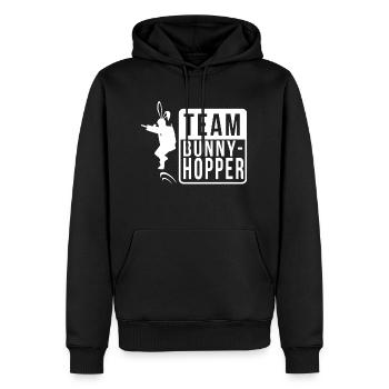 Hopper Gamer Streamer Warzone Gamepad Gamecker Jeu - Sweat à capuche Premium bio Homme - noir - Devant - Nico (187cm)