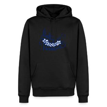 L’avortement est un soin de santé - Sweat à capuche Premium bio Homme - noir - Devant - Nico (187cm)