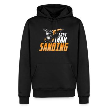 Last Man Sanding Auto Body Technician Painter - Sweat à capuche Premium bio Homme - noir - Devant - Nico (187cm)