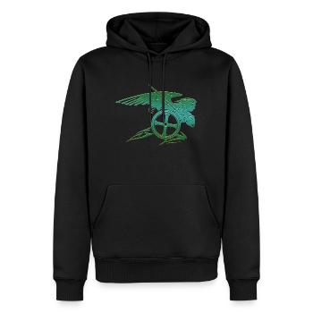 Michael Erzengel Heiliger Christlicher Engel Heiliger Heiliger Snkt - Männer Premium Bio Hoodie - Schwarz - Vorne - Nico (187cm)
