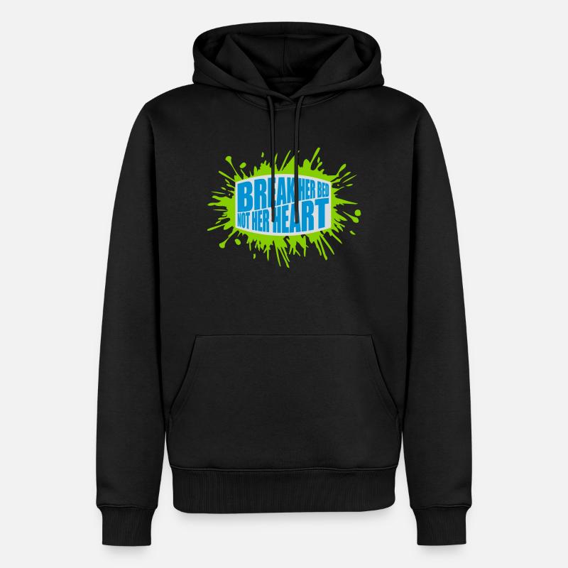 briser son lit Citation - Sweat à capuche Premium bio Homme - noir