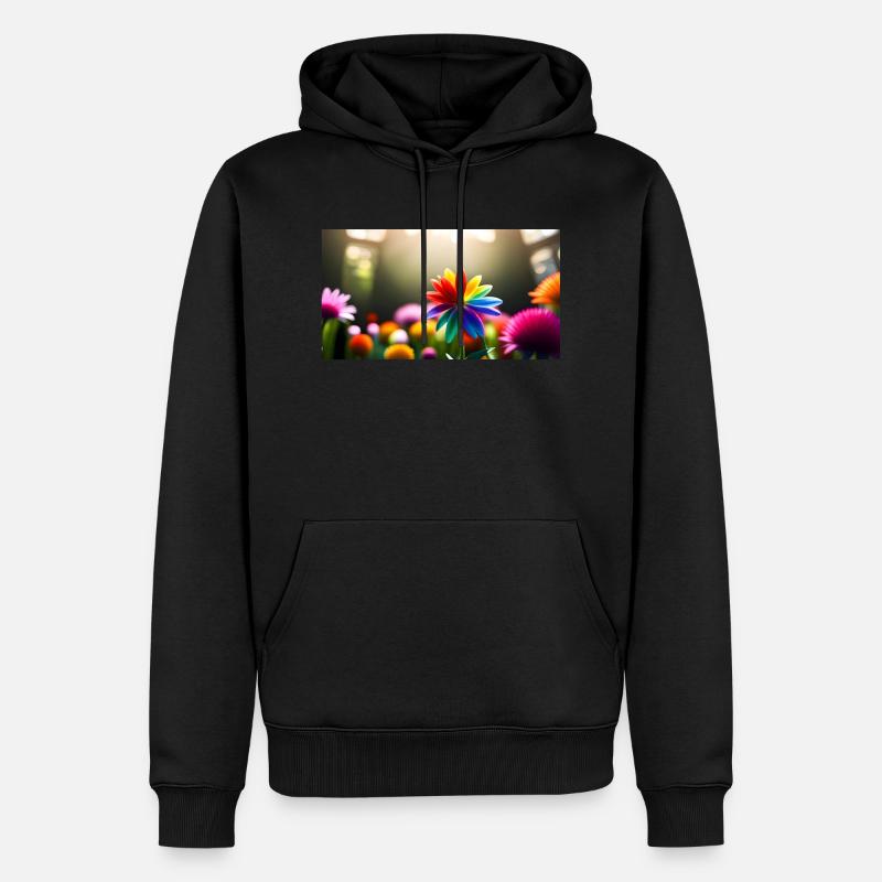 Hoffnung wächst - Männer Premium Bio Hoodie - Schwarz