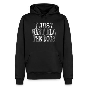 Pet Beagle Daddy Beagle Dogs Dictons drôles - Sweat à capuche Premium bio Homme - noir - Devant - Nico (187cm)
