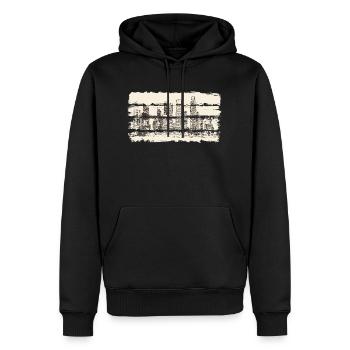 Ville usa illinois america travel états-unis - Sweat à capuche Premium bio Homme - noir - Devant - Nico (187cm)