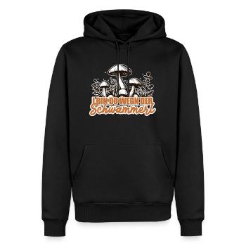 Pilze Pilzsammler Spruch - Männer Premium Bio Hoodie - Schwarz - Vorne - Nico (187cm)