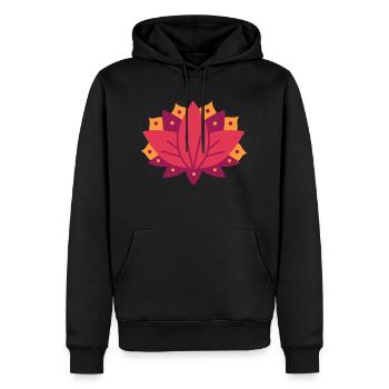 Diwali Indian Festival Laternenfest - Männer Premium Bio Hoodie - Schwarz - Vorne - Nico (187cm)