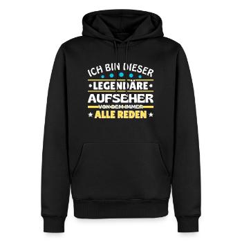 I'm that legendary overseer - Men’s Premium Organic Hoodie - black - Front - Nico (187cm)