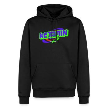 Keta Sports - Männer Premium Bio Hoodie - Schwarz - Vorne - Nico (187cm)