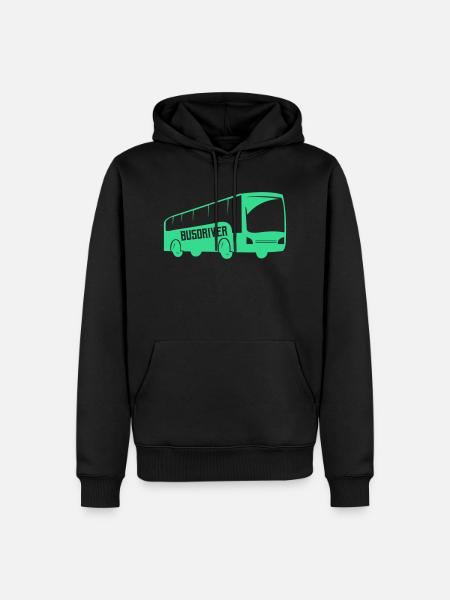 Bus Bus Driving 1 - Men’s Premium Organic Hoodie - black
