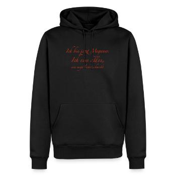 That's how I am now - Men’s Premium Organic Hoodie - black - Front - Nico (187cm)