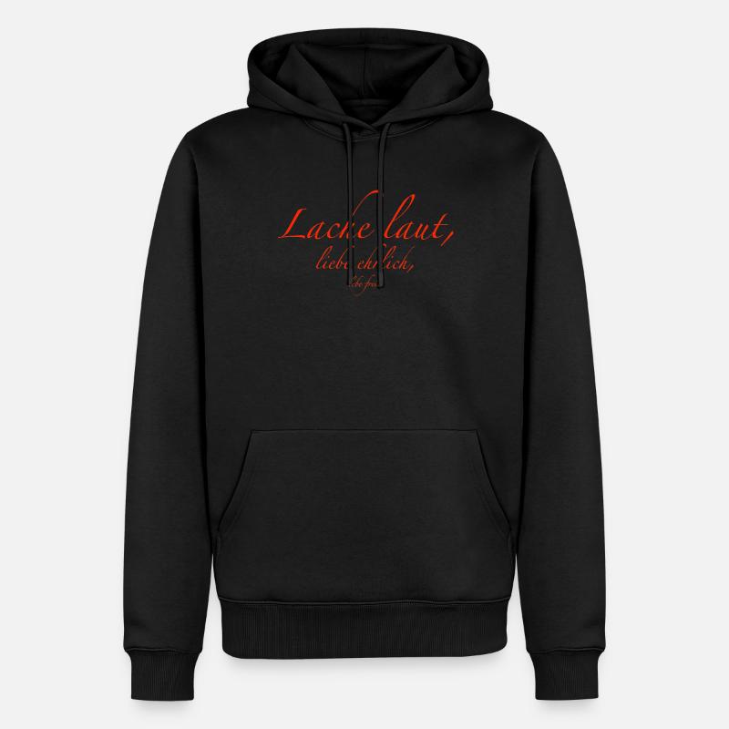 Lol - Sweat à capuche Premium bio Homme - noir