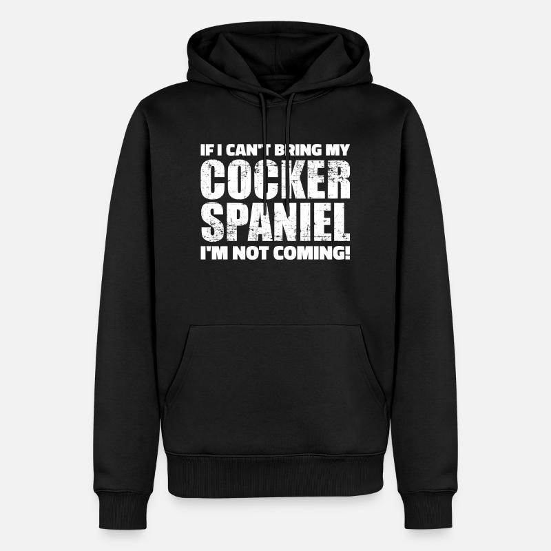 Cocker Spaniel - Männer Premium Bio Hoodie - Schwarz