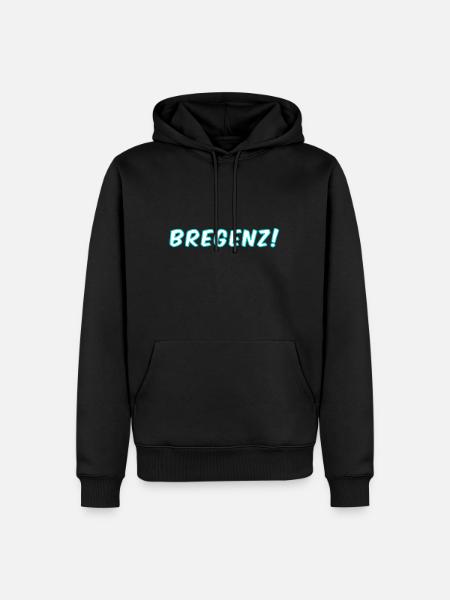 Bregenz city of Austria - Men’s Premium Organic Hoodie - black