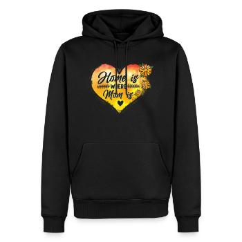 Stolze Mama Mutter Mami Lebensaufgabe Kinder Kind - Männer Premium Bio Hoodie - Schwarz - Vorne - Nico (187cm)