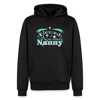 Nanny Babysitter Childminder - Men’s Premium Organic Hoodie - black - Front - Nico (187cm)