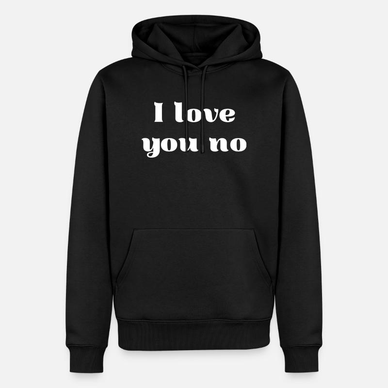 J’adore dire anglais - Sweat à capuche Premium bio Homme - noir