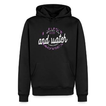 bake animal bakers motto birthday present idea - Männer Premium Bio Hoodie - Schwarz - Vorne - Nico (187cm)