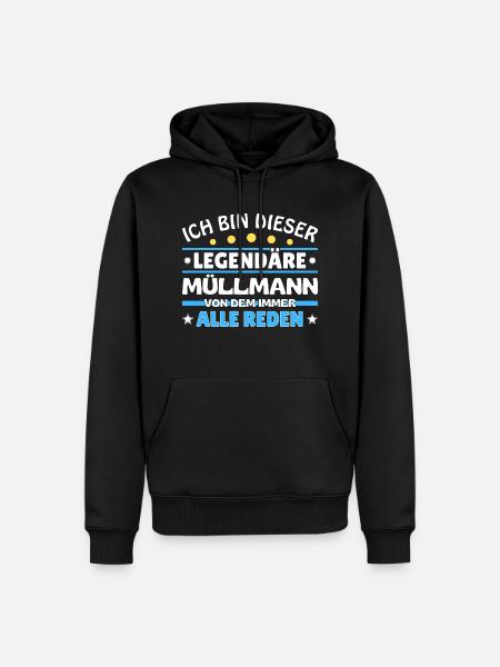 I'm this legendary - - Men’s Premium Organic Hoodie - black
