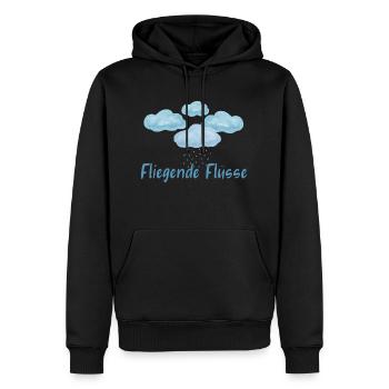 Fliegende Flüsse Wolken Regenwald Amazonas - Männer Premium Bio Hoodie - Schwarz - Vorne - Nico (187cm)