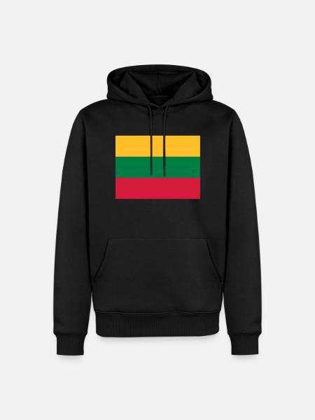 drapeau_lituanie - Men’s Premium Organic Hoodie - black