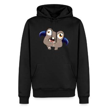 Monstaa Originaals Monster #12 - Männer Premium Bio Hoodie - Schwarz - Vorne - Nico (187cm)