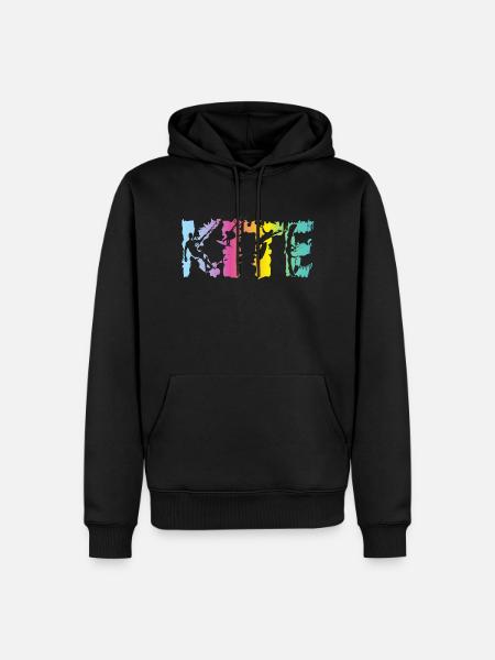 Kite surfing - Men’s Premium Organic Hoodie - black
