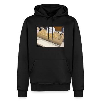 Retro Gamer - Sweat à capuche Premium bio Homme - noir - Devant - Nico (187cm)