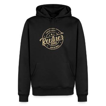 Rentner 2022 Limited Edition Original Ruhestand - Männer Premium Bio Hoodie - Schwarz - Vorne - Nico (187cm)