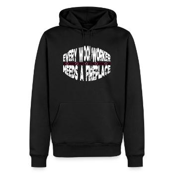 carpenter joke birthday present - Männer Premium Bio Hoodie - Schwarz - Vorne - Nico (187cm)