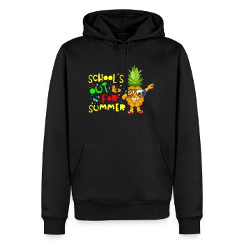 Schools Out For Summer Pineapple Last Day of School - Men’s Premium Organic Hoodie - black - Front - Nico (187cm)