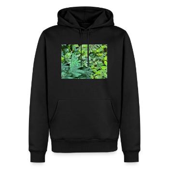 Tropical Plant Arrangement - Männer Premium Bio Hoodie - Schwarz - Vorne - Nico (187cm)