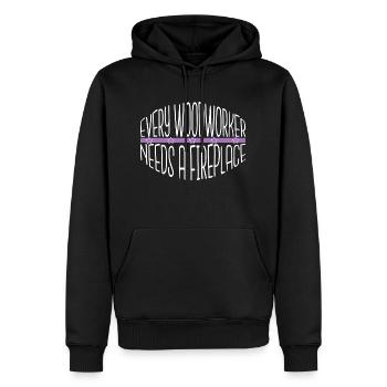 Fun Carpenter Chemises pour bébés et tout-petits Outils Citation - Sweat à capuche Premium bio Homme - noir - Devant - Nico (187cm)