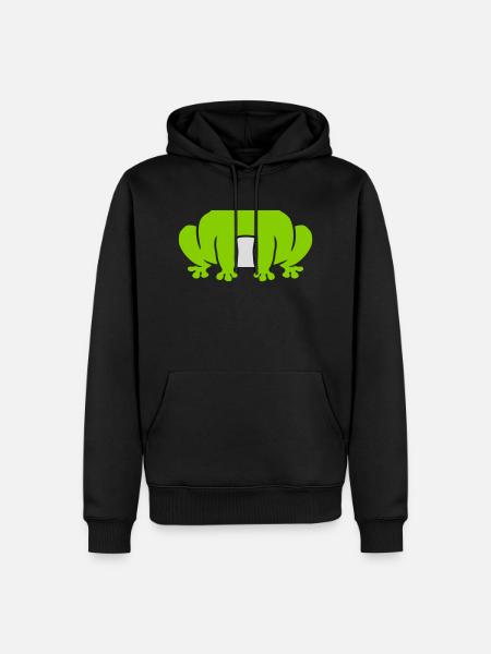 Disguise costume sitting frog - Men’s Premium Organic Hoodie - black