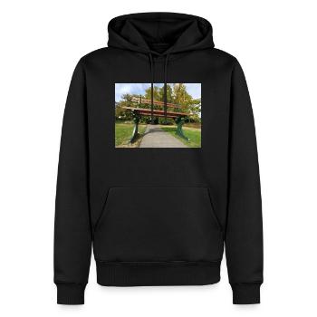 IMG 20221010 113924 - Sweat à capuche Premium bio Homme - noir - Devant - Nico (187cm)