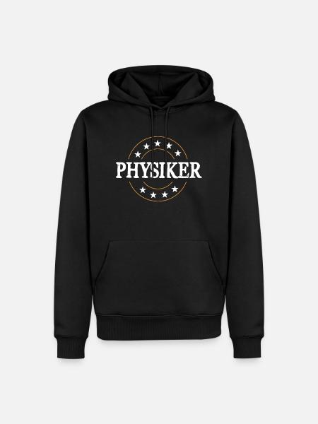 Physiker Beruf - Männer Premium Bio Hoodie - Schwarz
